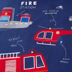 Dunelm Fire Engine Duvet Cover And Pillowcase Set -pillowcase shop 30792064 alt04