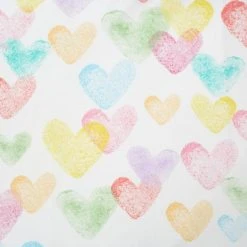 Dunelm Rainbow Hearts Duvet Cover And Pillowcase Set -pillowcase shop 30792070 alt05
