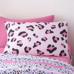 Dunelm Pack Of 2 Leopard Duvet Cover And Pillowcase Set -pillowcase shop 30792076 alt04