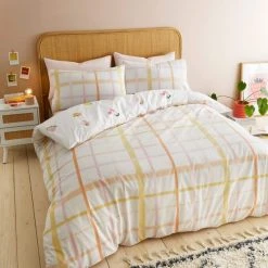 Dunelm Fruit Print Duvet Cover And Pillowcase Set -pillowcase shop 30792082 alt01