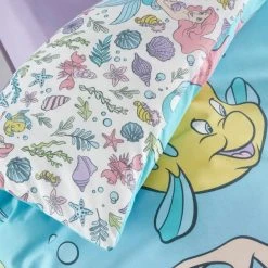 Disney The Little Mermaid Duvet Cover And Pillowcase Set -pillowcase shop 30792090 alt05