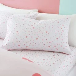 Dunelm Love Hearts Duvet Cover And Pillowcase Set -pillowcase shop 30792109 alt03