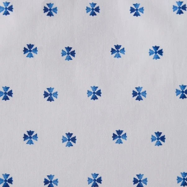 Dunelm Kamala Pintuck Blue Duvet Cover And Pillowcase Set 8 Dunelm Kamala Pintuck Blue Duvet Cover And Pillowcase Set - Image 6