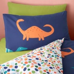 Dunelm Pack Of 2 Bright Dinosaur Duvet Cover And Pillowcase Set 11 Dunelm Pack Of 2 Bright Dinosaur Duvet Cover And Pillowcase Set -pillowcase shop 30793970 alt03