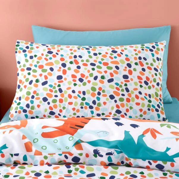 Dunelm Pack Of 2 Bright Dinosaur Duvet Cover And Pillowcase Set 7 Dunelm Pack Of 2 Bright Dinosaur Duvet Cover And Pillowcase Set - Image 5