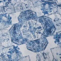 Dunelm Amara Global Blue Duvet Cover And Pillowcase Set -pillowcase shop 30798213 alt04