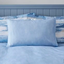 Dunelm Watercolour Landscape Blue Duvet Cover And Pillowcase Set 11 Dunelm Watercolour Landscape Blue Duvet Cover And Pillowcase Set -pillowcase shop 30798218 alt03