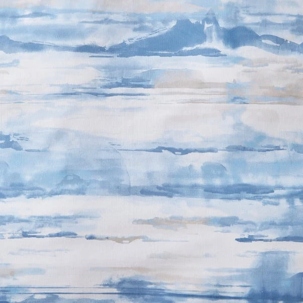 Dunelm Watercolour Landscape Blue Duvet Cover And Pillowcase Set 7 Dunelm Watercolour Landscape Blue Duvet Cover And Pillowcase Set - Image 5