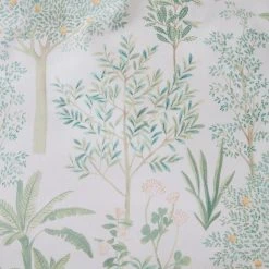 Dunelm Botanical Trees Sage Duvet Cover And Pillowcase Set -pillowcase shop 30798223 alt04