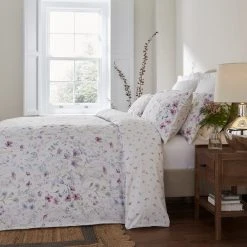 Dorma Wildflower Mauve Cotton Duvet Cover And Pillowcase Set -pillowcase shop 30799104 alt02