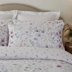 Dorma Wildflower Mauve Cotton Duvet Cover And Pillowcase Set -pillowcase shop 30799104 alt03