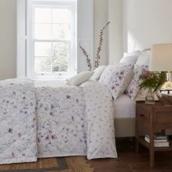 Dorma Wildflower Mauve Cotton Duvet Cover And Pillowcase Set -pillowcase shop 30799104 alt05