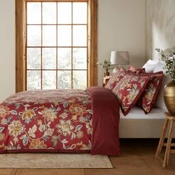 Dorma Samira Saffron Red Cotton Duvet Cover And Pillowcase Set 10 Dorma Samira Saffron Red Cotton Duvet Cover And Pillowcase Set -pillowcase shop 30799114 alt02