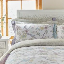 Dorma Meredith Mauve Cotton Duvet Cover And Pillowcase Set -pillowcase shop 30799132 alt03