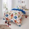 Dunelm Robots Blue Duvet Cover And Pillowcase Set -pillowcase shop 30799757
