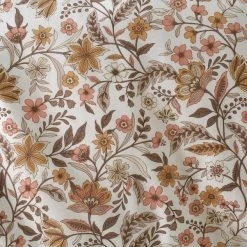 Dunelm Louella Floral Terracotta Duvet Cover And Pillowcase Set -pillowcase shop 30801094 alt05