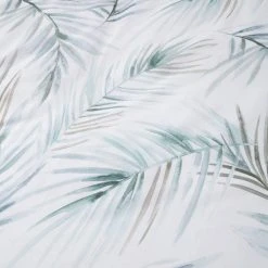 Dunelm Serenity Palm Leaf Seafoam Duvet Cover And Pillowcase Set -pillowcase shop 30801099 alt04