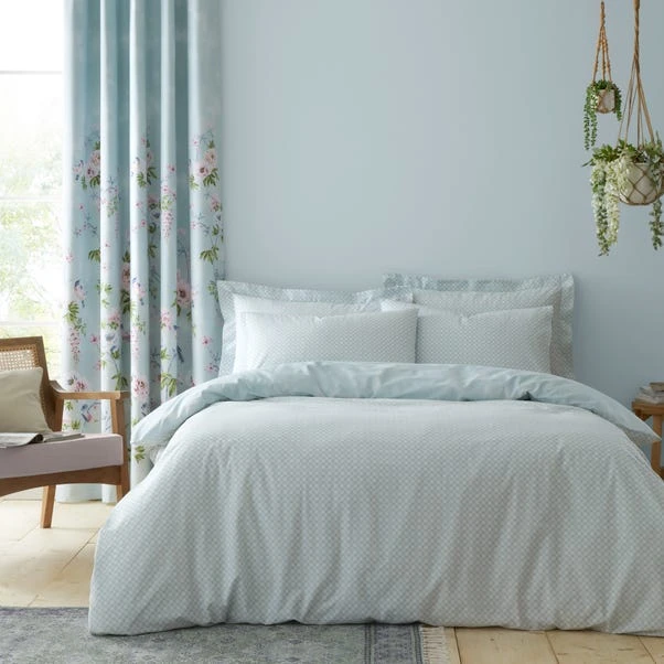 Dunelm Chinoiserie Bird Seafoam Duvet Cover And Pillowcase Set 4 Dunelm Chinoiserie Bird Seafoam Duvet Cover And Pillowcase Set - Image 2