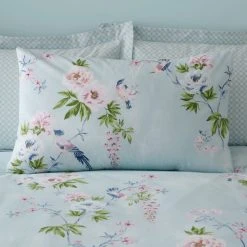 Dunelm Chinoiserie Bird Seafoam Duvet Cover And Pillowcase Set 10 Dunelm Chinoiserie Bird Seafoam Duvet Cover And Pillowcase Set -pillowcase shop 30801104 alt02