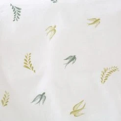 Dunelm Folk Botanical Green Duvet Cover And Pillowcase Set -pillowcase shop 30801109 alt05