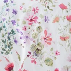 Dunelm Watercoloured Floral Pink Duvet Cover And Pillowcase Set -pillowcase shop 30801114 alt04