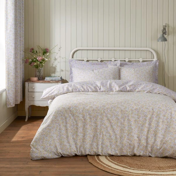 Dunelm Madeline Ditsy Purple Duvet Cover And Pillowcase Set 3 Dunelm Madeline Ditsy Purple Duvet Cover And Pillowcase Set