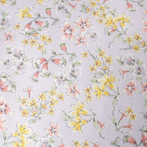 Dunelm Madeline Ditsy Purple Duvet Cover And Pillowcase Set 8 Dunelm Madeline Ditsy Purple Duvet Cover And Pillowcase Set - Image 6