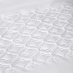 Dunelm Skyler White Duvet Cover And Pillowcase Set -pillowcase shop 30801132 alt03