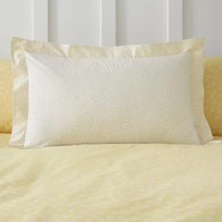 Dunelm Florrie Yellow Duvet Cover And Pillowcase Set -pillowcase shop 30801157 alt03