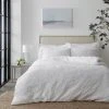 Dunelm Stanton Jacquard White Duvet Cover And Pillowcase Set -pillowcase shop 30801172