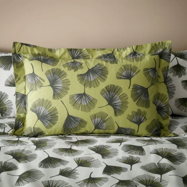 Dunelm Modern Ginko Fern Duvet Cover And Pillowcase Set 6 Dunelm Modern Ginko Fern Duvet Cover And Pillowcase Set - Image 4