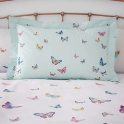 Dunelm Butterflies Duvet Cover And Pillowcase Set -pillowcase shop 30801187 alt03
