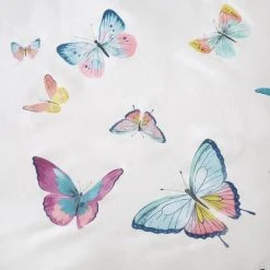 Dunelm Butterflies Duvet Cover And Pillowcase Set -pillowcase shop 30801187 alt04