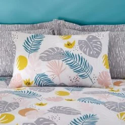 Dunelm Tropical Leaf Duvet Cover And Pillowcase Set 10 Dunelm Tropical Leaf Duvet Cover And Pillowcase Set -pillowcase shop 30801192 alt02