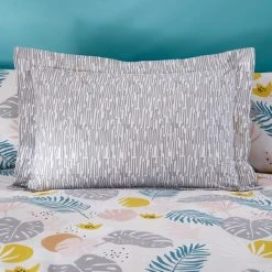 Dunelm Tropical Leaf Duvet Cover And Pillowcase Set 11 Dunelm Tropical Leaf Duvet Cover And Pillowcase Set -pillowcase shop 30801192 alt03