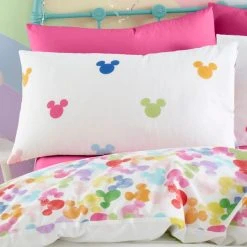 Disney Mickey Rainbow Duvet Cover And Pillowcase Set -pillowcase shop 30801387 alt02