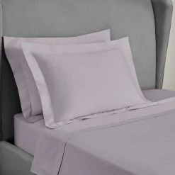 Dorma 300 Thread Count 100% Cotton Sateen Plain Oxford Pillowcase
