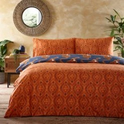 Furn Furn. Tibetan Tiger Blue Duvet Cover And Pillowcase Set 9 Furn Furn. Tibetan Tiger Blue Duvet Cover And Pillowcase Set -pillowcase shop 30803627 alt02
