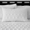 Dunelm Billie White Standard Pillowcase Pair