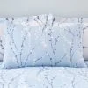 Dunelm Belle Blue Standard Pillowcase Pair -pillowcase shop 30807331