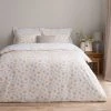 Dunelm Heidi Floral Lemon Recycled Cotton Duvet Cover And Pillowcase Set -pillowcase shop 30807691