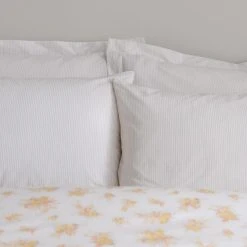 Dunelm Heidi Floral Lemon Recycled Cotton Duvet Cover And Pillowcase Set -pillowcase shop 30807691 alt04