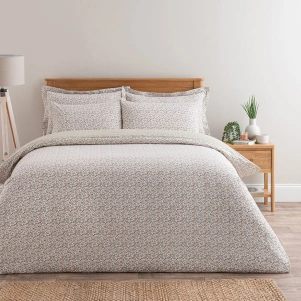 Dunelm Ditsy Floral Olive Duvet Cover And Pillowcase Set 4 Dunelm Ditsy Floral Olive Duvet Cover And Pillowcase Set - Image 2