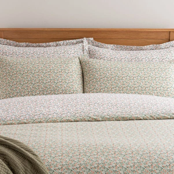 Dunelm Ditsy Floral Olive Duvet Cover And Pillowcase Set 7 Dunelm Ditsy Floral Olive Duvet Cover And Pillowcase Set - Image 5