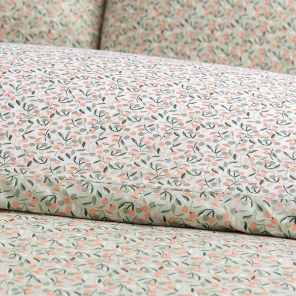 Dunelm Ditsy Floral Olive Duvet Cover And Pillowcase Set 8 Dunelm Ditsy Floral Olive Duvet Cover And Pillowcase Set - Image 6