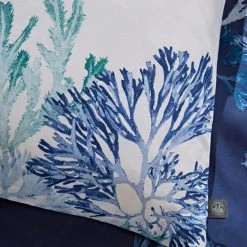 Natural History Museum Shoreline Blue Duvet Cover And Pillowcase Set -pillowcase shop 30807701 alt04