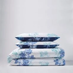 Natural History Museum Shoreline Blue Duvet Cover And Pillowcase Set -pillowcase shop 30807701 alt05