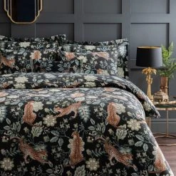 Dunelm Paradise Cheetah Green Duvet Cover And Pillowcase Set -pillowcase shop 30807720 alt02