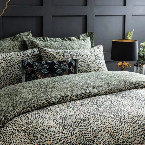 Dunelm Paradise Spot Green Duvet Cover And Pillowcase Set 7 Dunelm Paradise Spot Green Duvet Cover And Pillowcase Set - Image 5