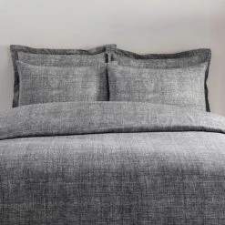 Dunelm Grayson Charcoal Duvet Cover And Pillowcase Set -pillowcase shop 30807745 alt01